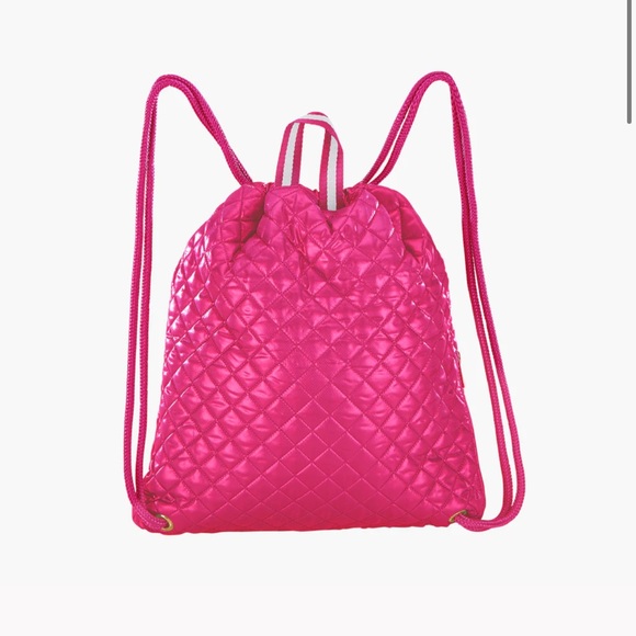 Oliver Thomas 24 + 7 In a Cinch Backpack NWT Fuchsia - Picture 5 of 7